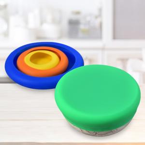 Four-Piece Silicone Food Fruit and Vegetable Preservation Cover FOOD HUNGGERS