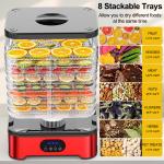 Food Dehydrator Household 8-layer Large Capacity Intelligent Food Dryer