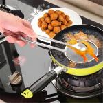 Multi-functional Oil Food Folder Kitchen Accessories Stainless Steel Fried Food Oil Scoop