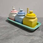 Cool Color Kitchen Seasoning Jar Kitchen Supplies Seasoning Spoon
