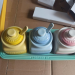 Cool Color Kitchen Seasoning Jar Kitchen Supplies Seasoning Spoon