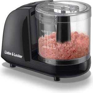Mini Food Processor, 1.5 Cup Electric Food Chopper, Compact Food Prep Machine For Vegetables, Fruits, Garlic, Herbs & Nuts