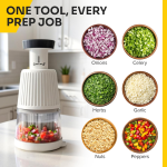 Push Food & Vegetable Chopper, Manual Dicing Cutter For Easy Kitchen Food Prep