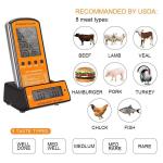 Baked sugar food thermometer