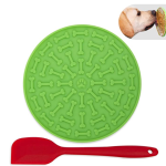 Pet Slow Food Bowl Dog Rain Bath Distraction Mat Pet Licking Mat Food Silicone Slow Food Quiet Mat