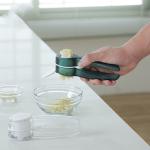 Kitchen Gadgets Multifunctional 2-in-1 Garlic Press Household Garlic Masher