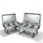 9L 304 Insulated Food Warmer Bain Marie Food Warmer Buffet Warmer Chafing Dish
