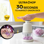 Push Food & Vegetable Chopper, Manual Dicing Cutter For Easy Kitchen Food Prep