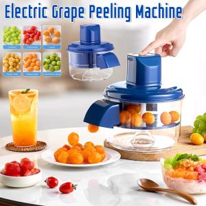 Automatic Electric Grape Peeler Electric Rechargeable Fruit Peeling Machine Hands-Free Skin Remover Home Kitchen Supplies Kitchen Gadgets