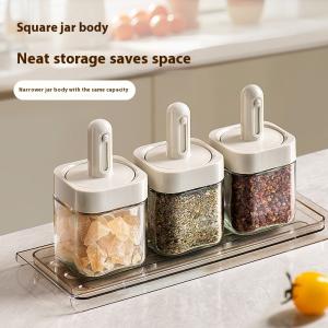 Household Kitchen Simple Retractable Seasoning Containers